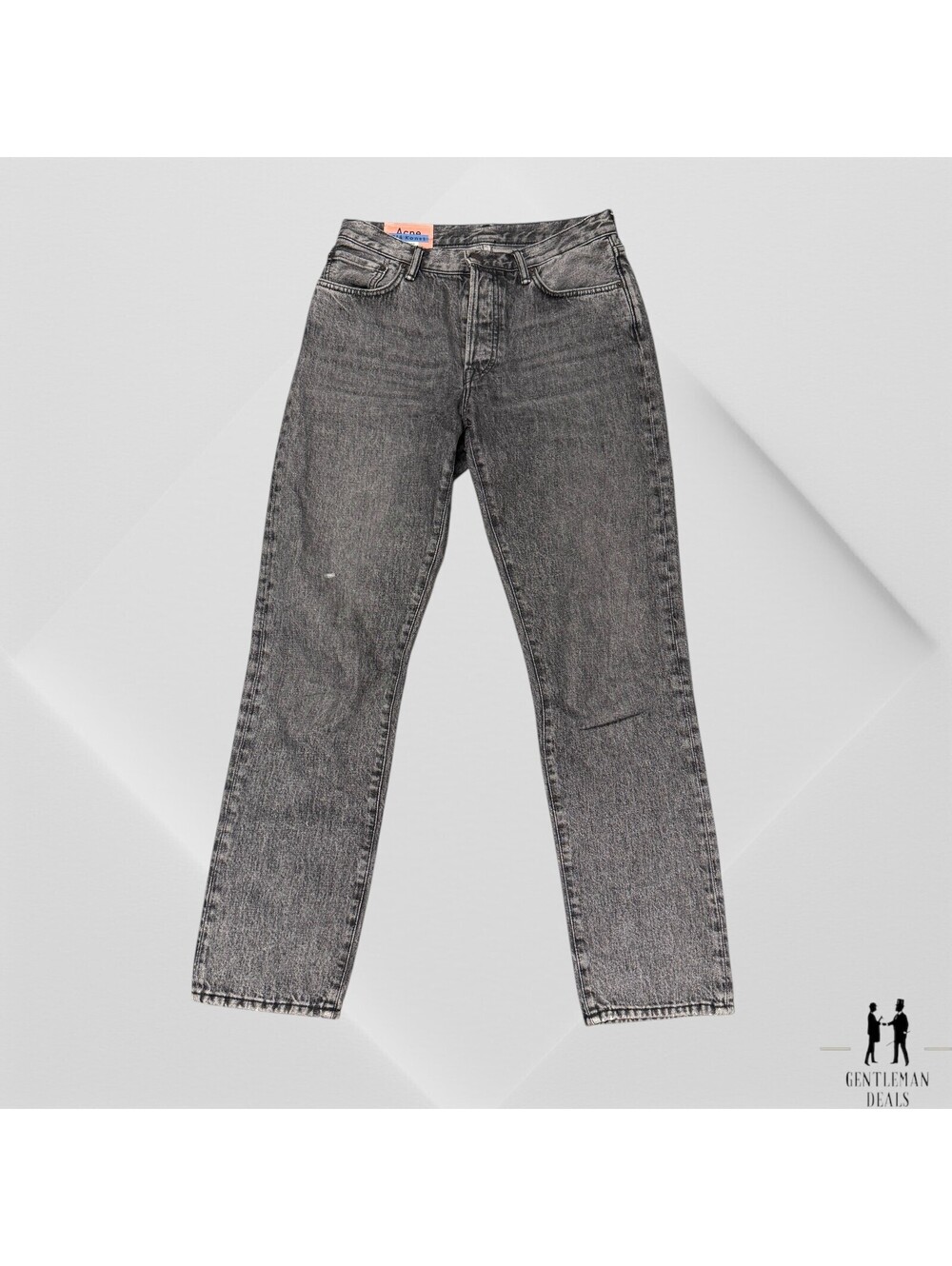ACNE STUDIOS Acne Jeans Melk Black Marble 28 x 30 Gray Jeans 3% elastane HTF
